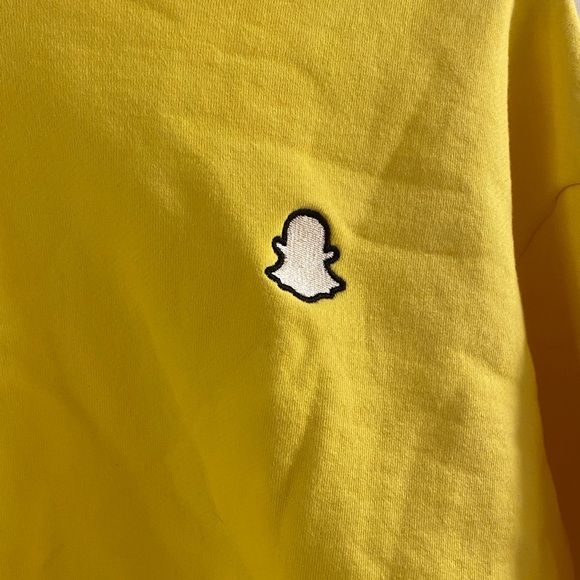 Madhappy Bright Yellow Pullover Hoodie with Small Patch - Picture 2 of 8